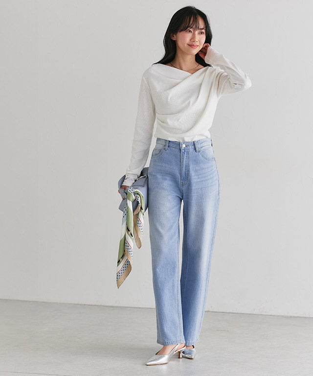 162cm / サックス / M