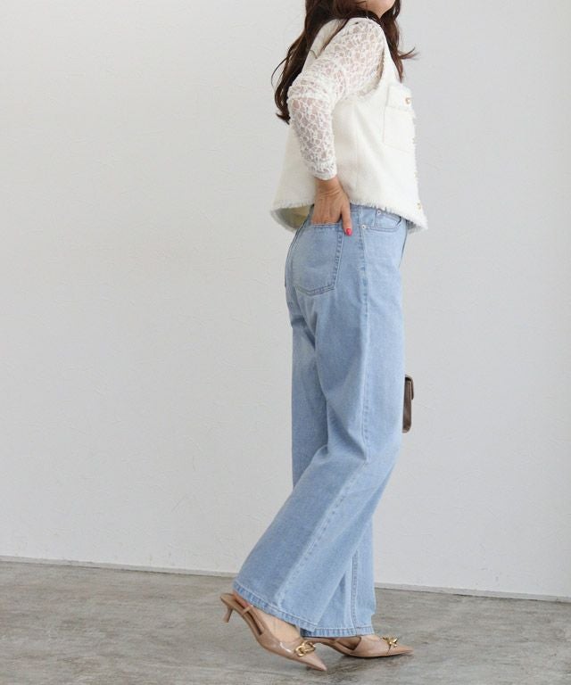 157cm / サックス / M