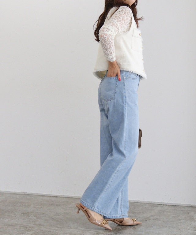 157cm / サックス / M