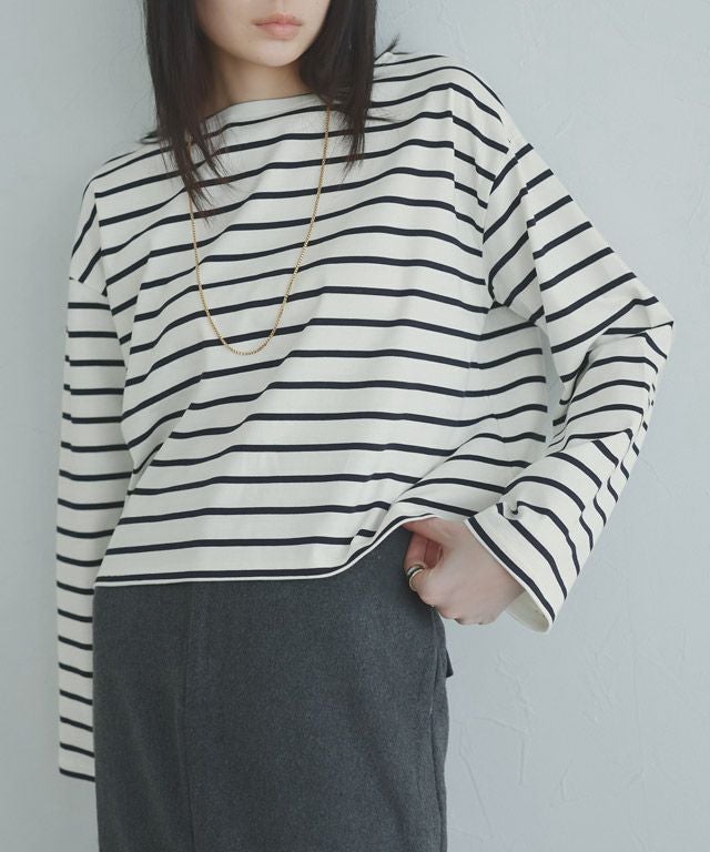 168cm / オフホワイト×ブラック / L