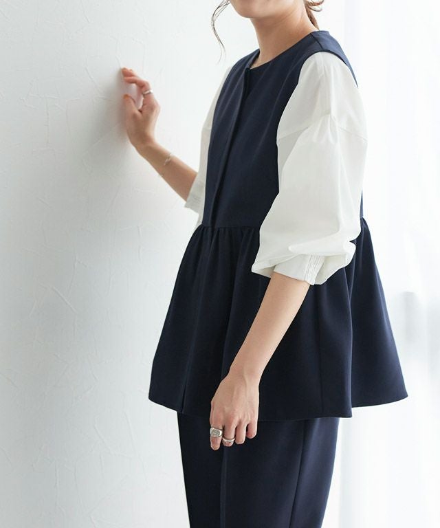 A会場】選べるペプラムセットアップ ◇送料無料【スピード配送