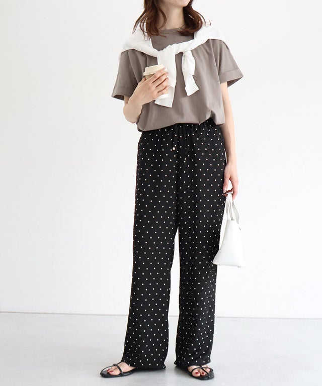 163cm / ドット / ブラック / M