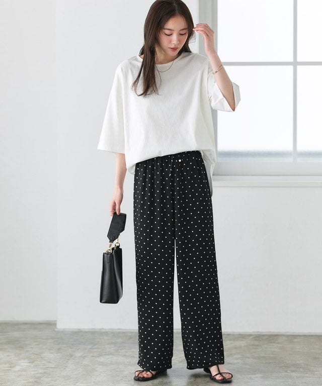 167cm / ドット / ブラック / M