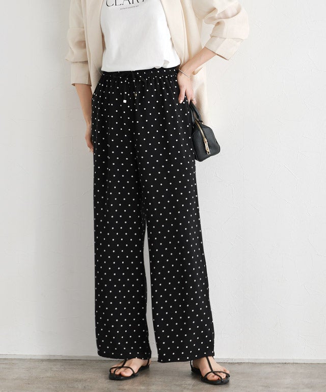 167cm / ドット / ブラック / M