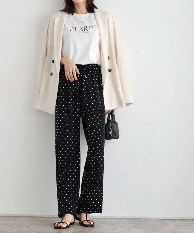 167cm / ドット / ブラック / M