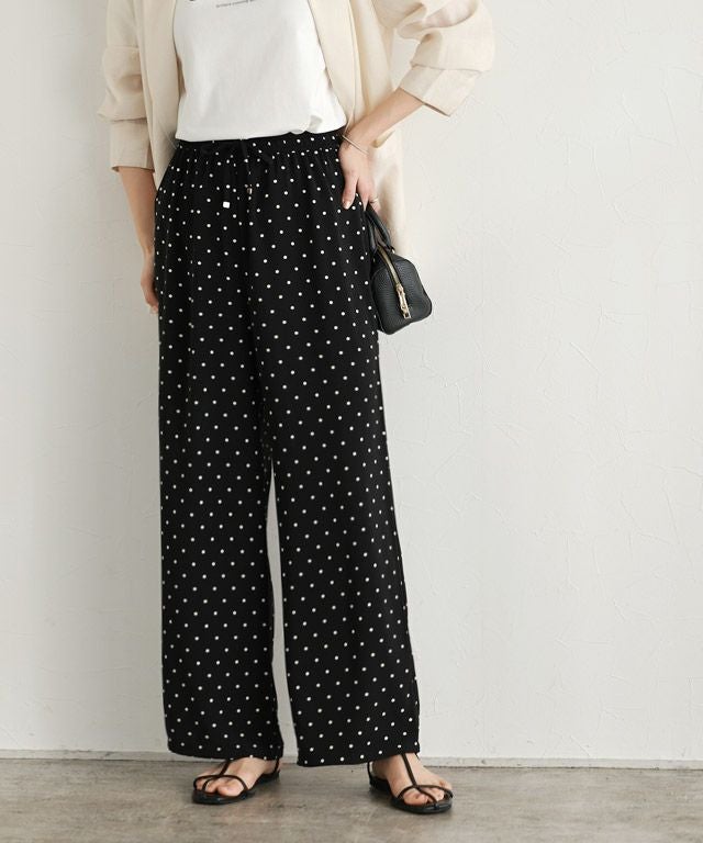 167cm / ドット/ブラック / M