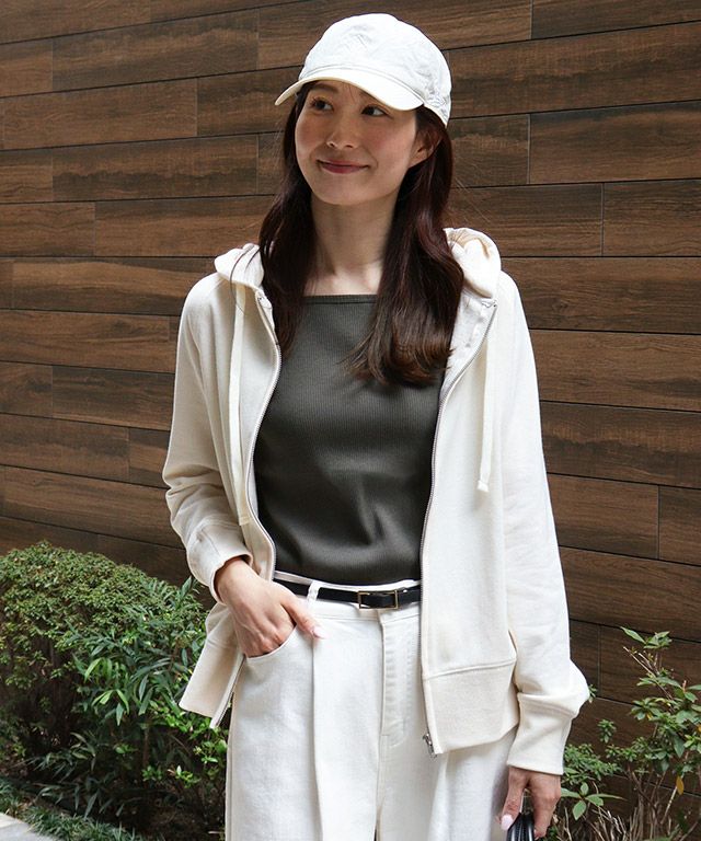 163cm / チャコール / スクエアネック / M