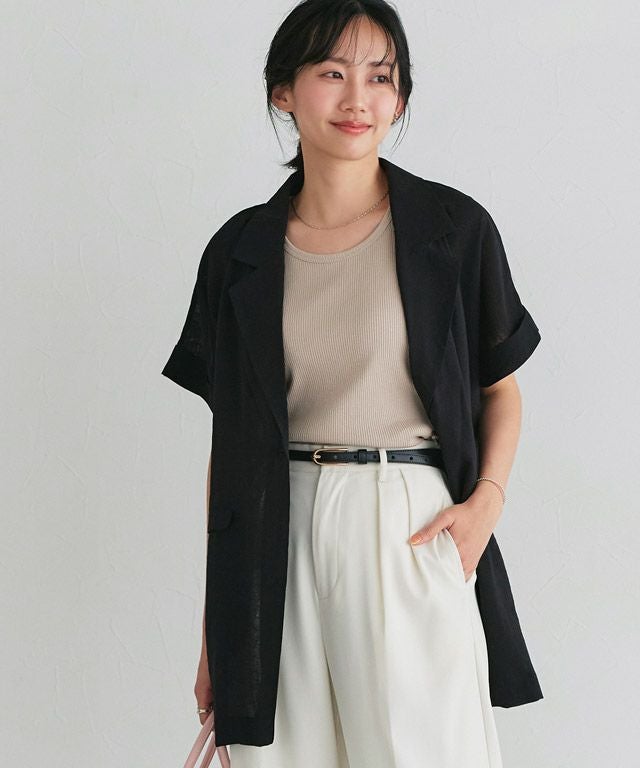 162cm / サンドベージュ / クルーネック / M