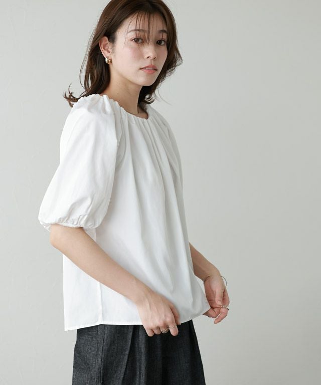 オフショルブラウス クリンクルワッシャーオフショルブラウス|allureville OFFICIAL SITE