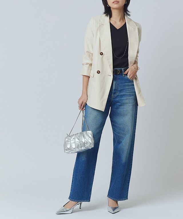 RASW]ダブルブレストリネンジャケット ◇送料無料【スピード配送