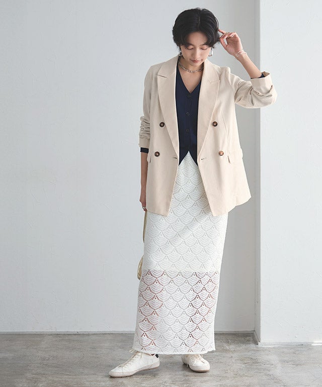 166cm / アイボリー / M