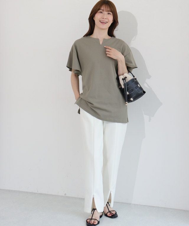 163cm / モカグレー / ロング丈 / M