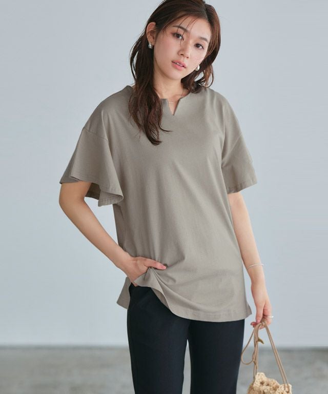 166cm / モカグレー / ロング丈 / M