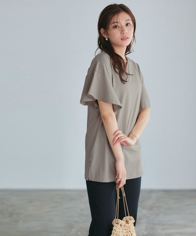 166cm / モカグレー / ロング丈 / M