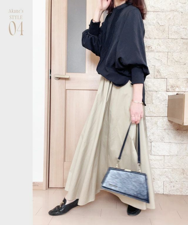 Akaneさんコラボ】[RASW]ピンタックボリュームスリーブブラウス ◇送料