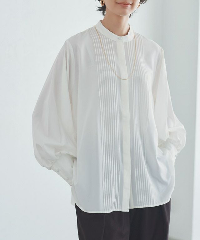 Akaneさんコラボ】[RASW]ピンタックボリュームスリーブブラウス ◇送料