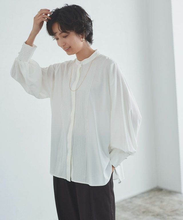 Akaneさんコラボ】[RASW]ピンタックボリュームスリーブブラウス ◇送料