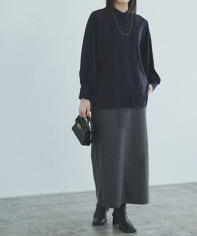 Akaneさんコラボ】[RASW]ピンタックボリュームスリーブブラウス ◇送料