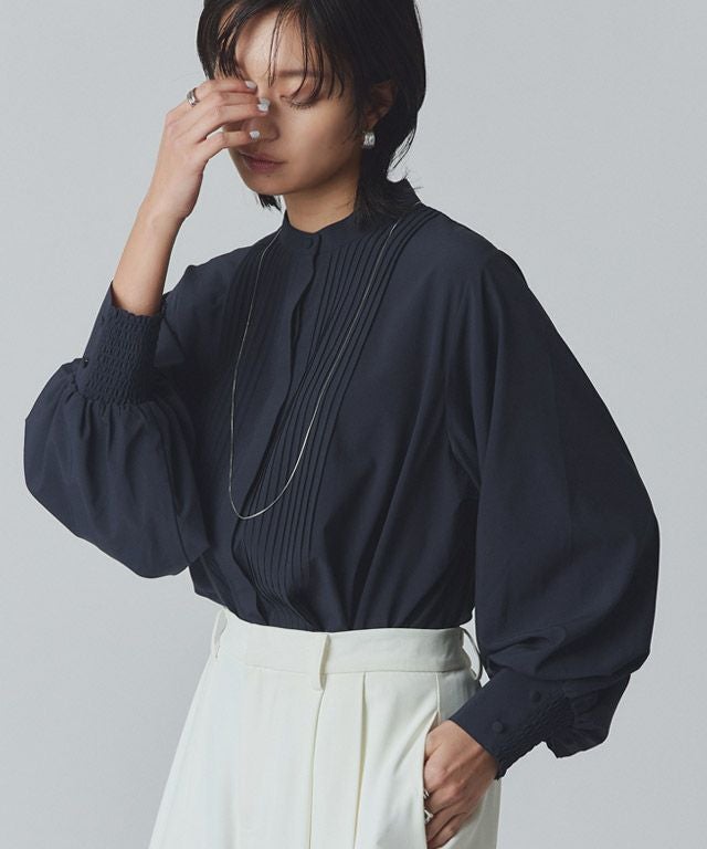 Akaneさんコラボ】[RASW]ピンタックボリュームスリーブブラウス ◇送料