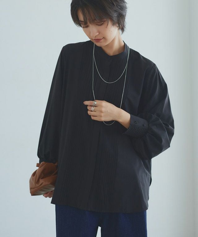 Akaneさんコラボ】[RASW]ピンタックボリュームスリーブブラウス ◇送料