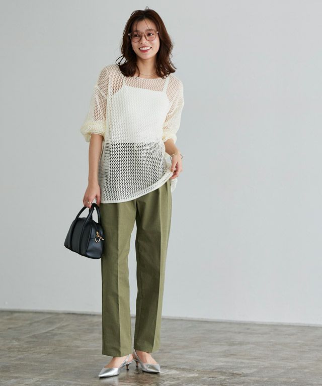 2タックツイルパンツ | 【公式】Pierrot（ピエロ）レディース