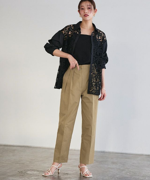 2タックツイルパンツ | 【公式】Pierrot（ピエロ）レディース