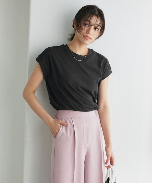 167cm / ブラック / クルーネック / M