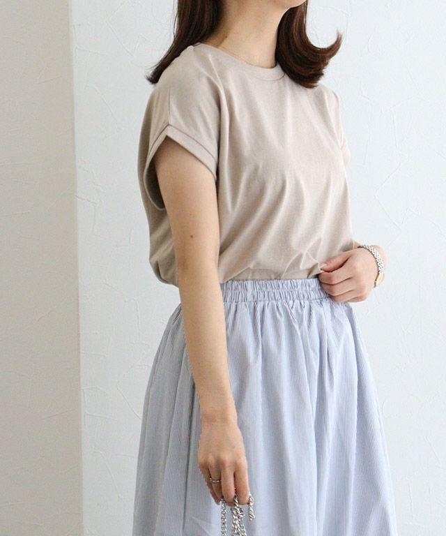 150cm / サンドベージュ / クルーネック / M