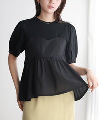 ビスチェドッキングプルオーバー