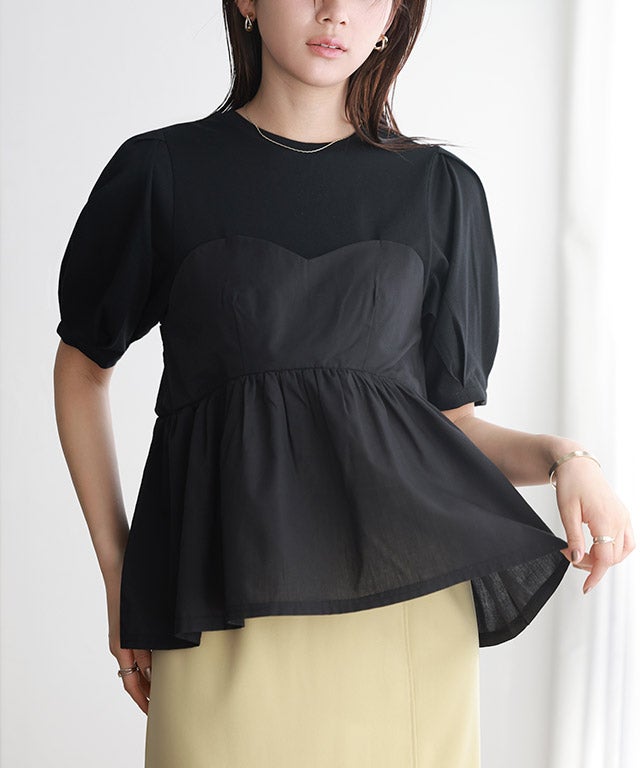 ビスチェドッキングプルオーバー