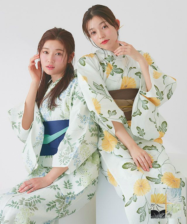 しぼりの浴衣・麻の帯セット 帯セット麻混浴衣◇送料無料【スピード配送】 | 【公式】Pierrot