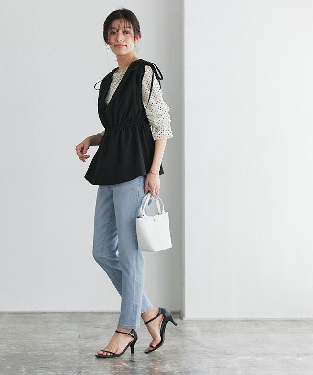 167cm / サックス / M