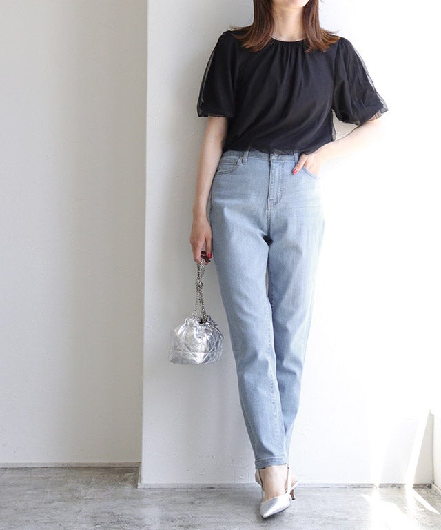 163cm / サックス / M