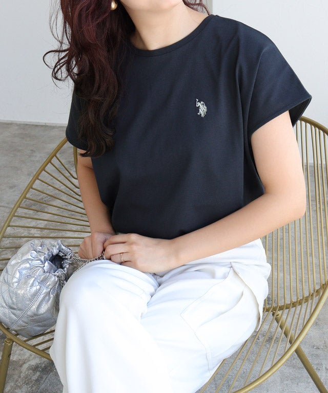 157cm / ネイビー×オフホワイト / M