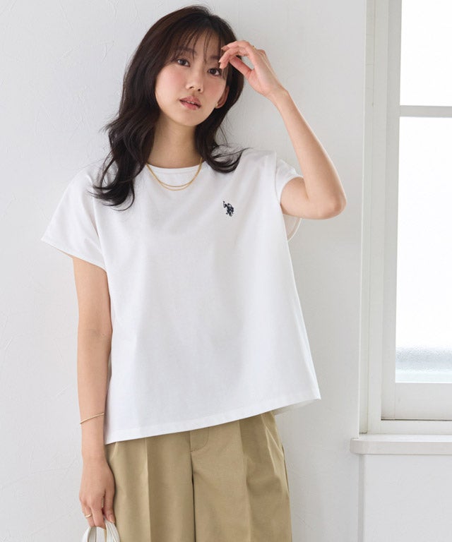 162cm / オフホワイト×ネイビー / M