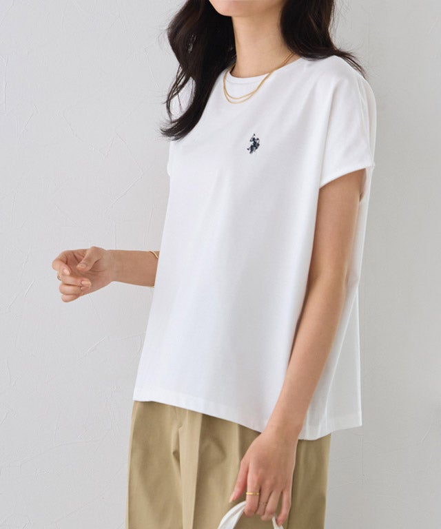 162cm / オフホワイト×ネイビー / M