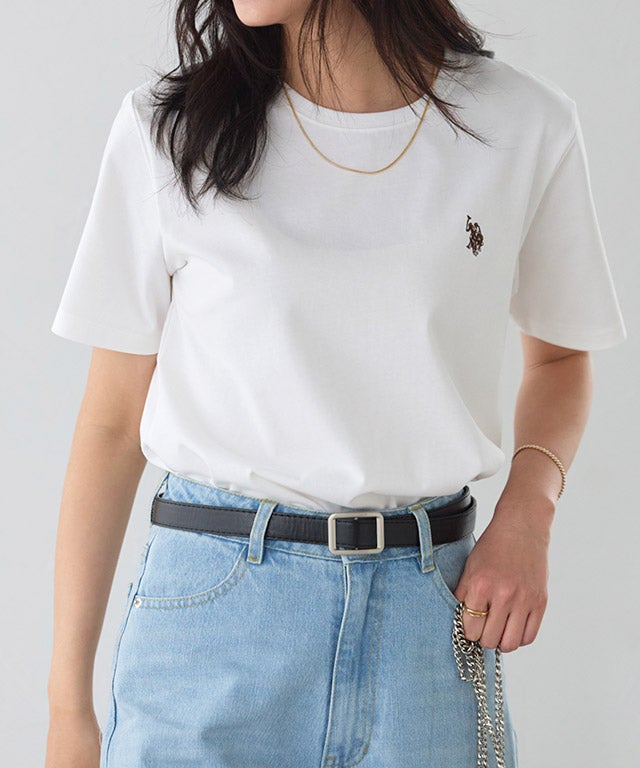 162cm / オフホワイト×ブラウン / M