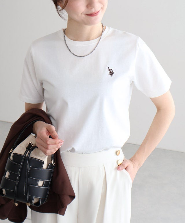 163cm / オフホワイト×ブラウン / M