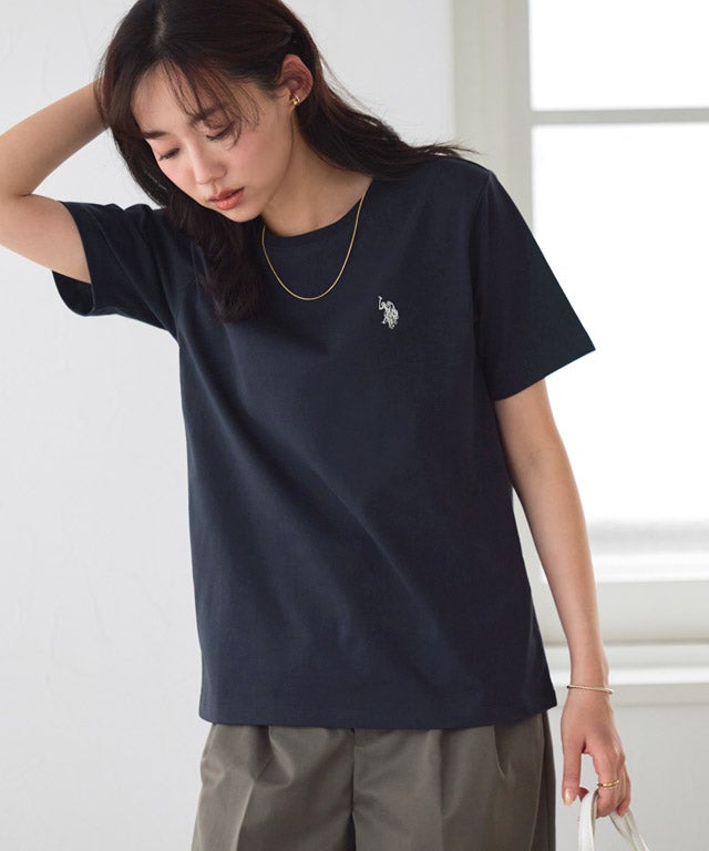 162cm / ネイビー×オフホワイト / M