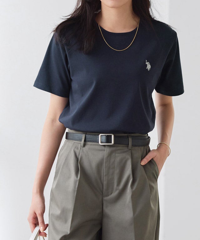 162cm / ネイビー×オフホワイト / M