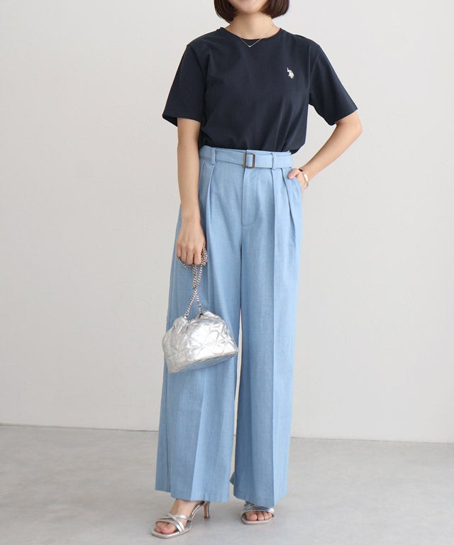 150cm / ネイビー×オフホワイト / M