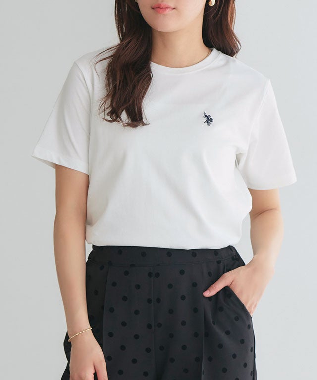 166cm / オフホワイト×ネイビー / M