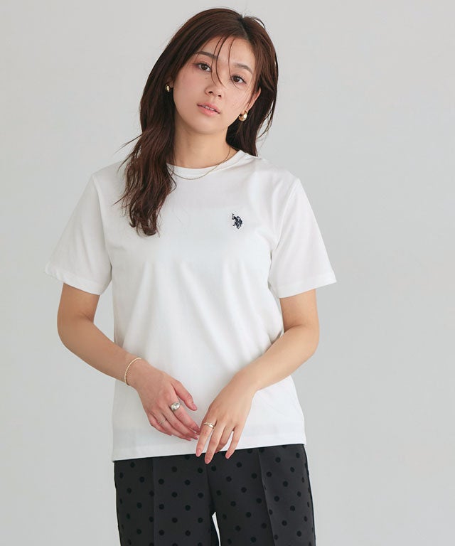 166cm / オフホワイト×ネイビー / M