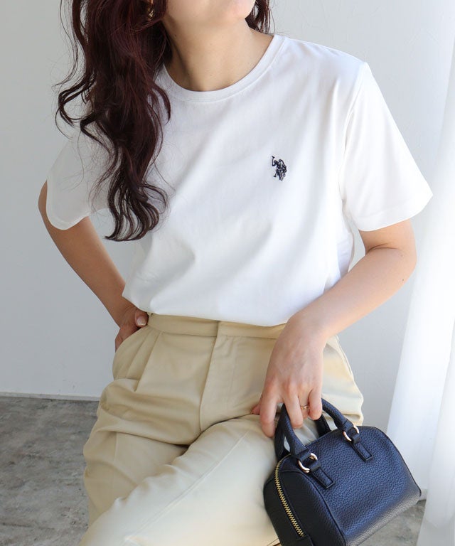 157cm / オフホワイト×ネイビー / M