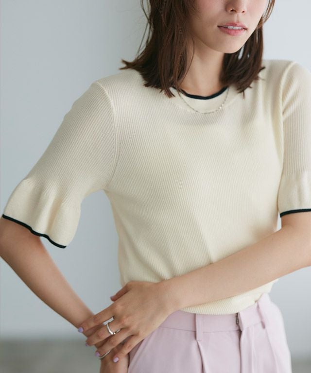 167cm / アイボリー×ブラック / M