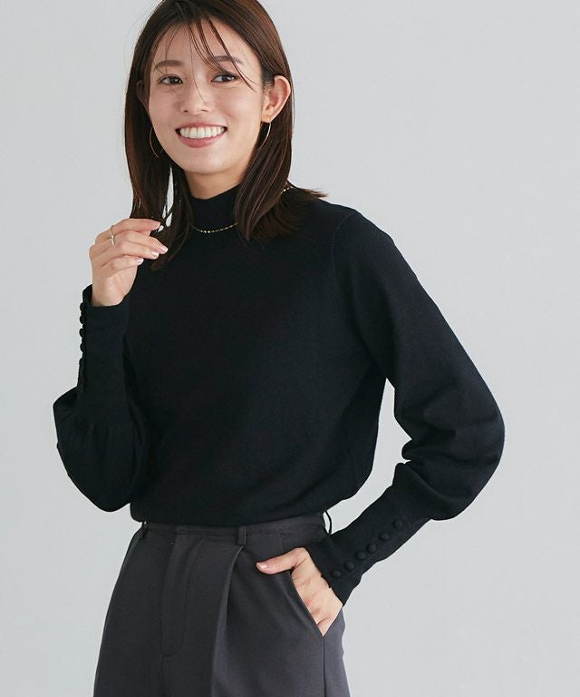 167cm / ブラック / ハイネック / M