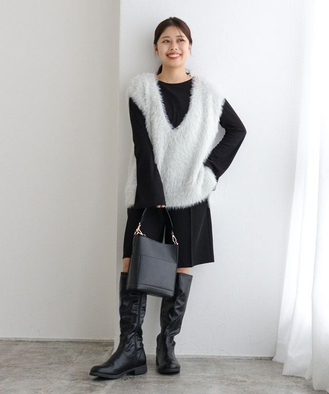 ラメシャギーニットベスト【スピード配送】 | 【公式】Pierrot（ピエロ