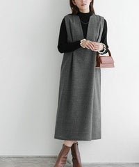 選べる柄タックジャンパースカート