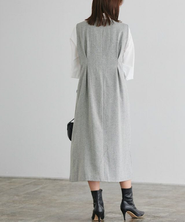 167cm / ヘリンボーンA / グレー / M