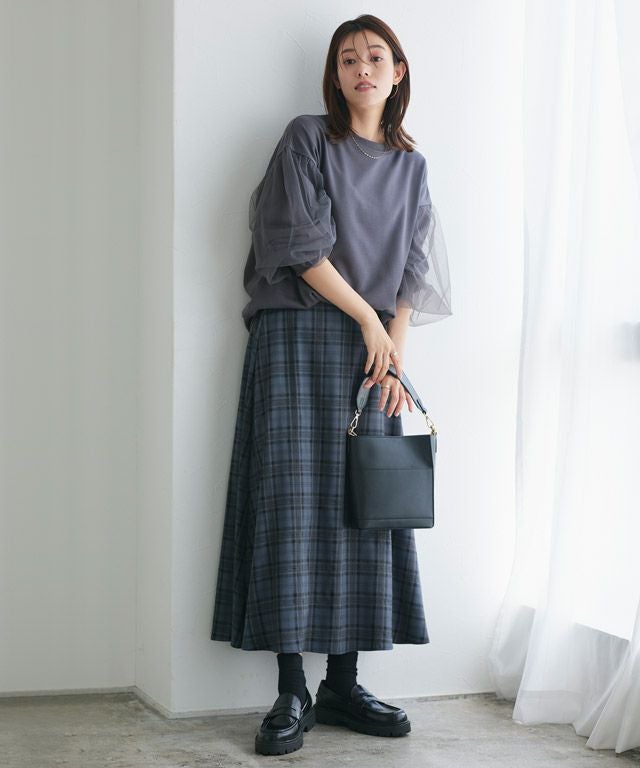 選べるチェック柄フレアスカート【Pierrot】 | 【公式】Pierrot